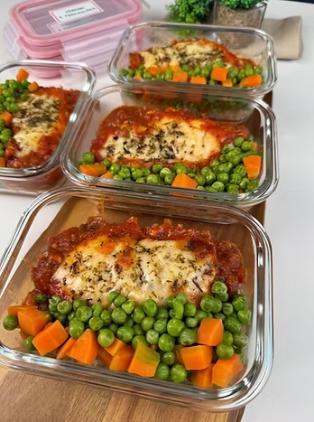 Comidas con verduras y carne