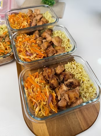 Comidas con pollo y arroz